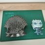 Game of Thrones Night King on Iron Throne Image 3