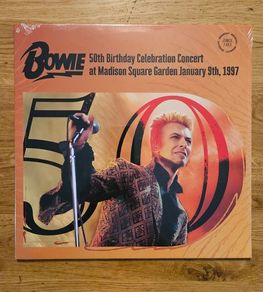 David Bowie "50th Birthday Celebration Concert At Madison Square Garden" Double Vinyl Album