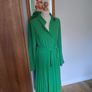 Stunning Michelle Keegan Green Dress with Pleated Skirt 12 Image 2
