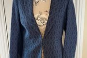 Fenn Wright Manson Blue Textured Jacket / Blazer - Size 10
