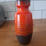 mid century west germany fat lava Scheurich vase Image 2