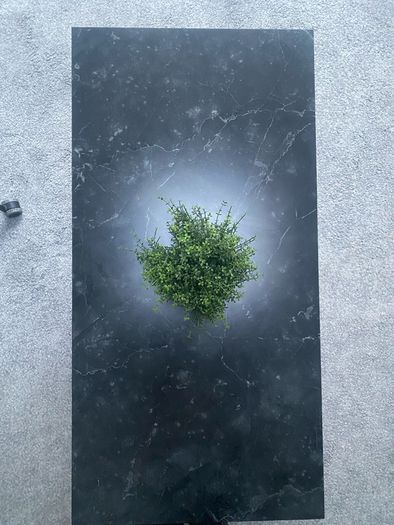 JYSK - Coffee Table - Black Marble Colored
