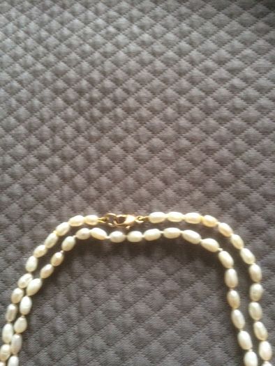Gold Pearl Necklace