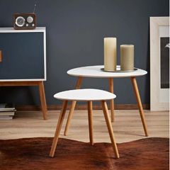 BRAND NEW 2 Side Coffee Tables Furniture Nested Tables Living Room Side Table