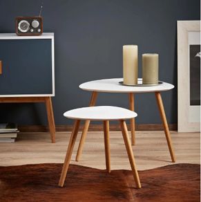BRAND NEW 2 Side Coffee Tables Furniture Nested Tables Living Room Side Table