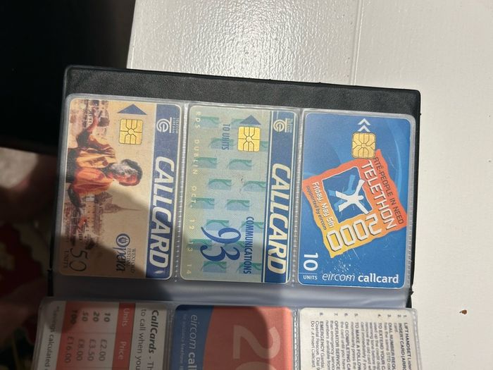 callcards start at 1 euro each most are 2 euro each