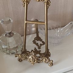 Vintage Brass Easel Stand.
