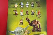 star wars Lego yoda poster in lightsaber roll