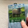 Machine washable wool socks Light Blue Size EU 37-41 Image 4