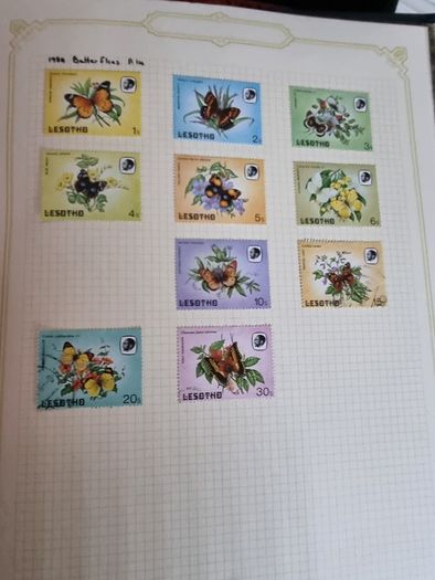 Stamp album 153 Botswana, Lesotho