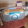 Sony CFD-E100 portable CD radio cassette recorder boombox with remote what you hardly ever see this is working perfect CD player cassette radio Image 4