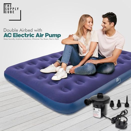 NEW SALE |  Double Airbed, Blow Up Bed with Pump | Air bed, Airbed Double, Blow Up Bed Double, Double Air Bed, Double Air Mattress, Air Mattress Double, Camping Mattress Double For All Occasions