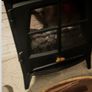 electric stove same as new looks like a real fire fab when turned off as seen in pic need gone a s a p Image 4