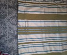 66 x 72 Green Blue and Cream Curtains