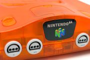 Nintendo N64 Funtastic Fire Orange Console - Mint Condition