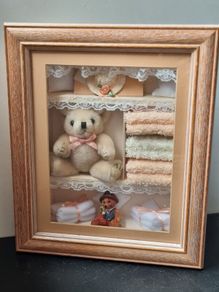 Vintage Baby Bedroom Shadow Box