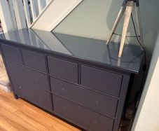 IKEA HEMNES 8-Drawer Chest with Glass Top (Upcycle Project) open to offers