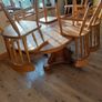 Pine table & chairs Image 4