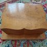 Antique French Art Deco wooden cigarette cigar box, 1920s Image 4