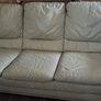 3 and 2 Leather Suite + Footstool Image 2