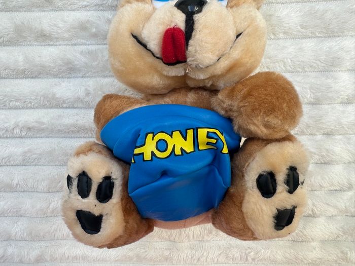Vintage Play By Play Brown Bear Honey Pot approx. 9 Plush Soft Used Please see photos