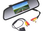 Car Video Player 4.3 inch Car Rearview Mirror Monitor Rear View Camera CCD Video