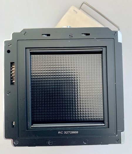 Hasselblad 500 cm vintage medium format film camera and A12 film back