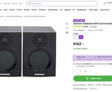Samson MediaOne BT4 Active Studio Monitors (Pair)