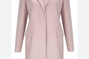 Designer Dusty Pink Tailored Coat