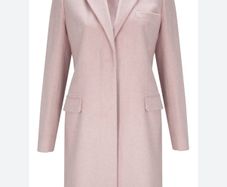 Designer Dusty Pink Tailored Coat