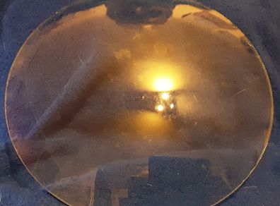 clock glass, curved x2