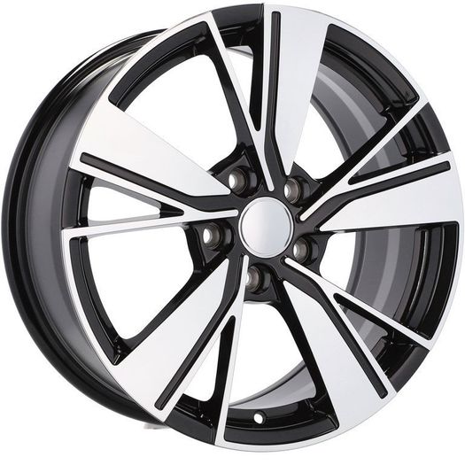 18" Gte Type Black Alloy Wheels Seat Skoda VW 5x112