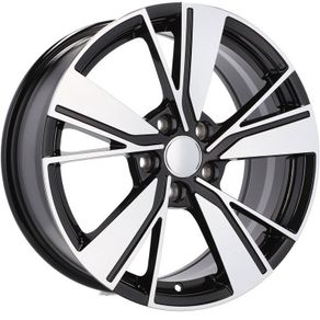 18" Gte Type Black Alloy Wheels Seat Skoda VW 5x112