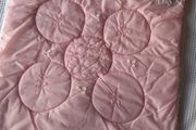 Vintage 1970s Pink Baby Pram/Cot Quilt