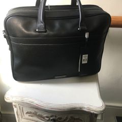 Calvin Klein leather laptop bag, new
