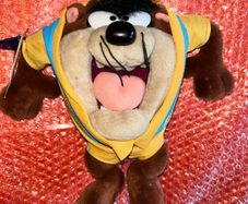 1998 Looney Toones Taz Tazmanian Devil plush toy