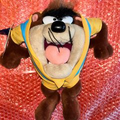 1998 Looney Toones Taz Tazmanian Devil plush toy