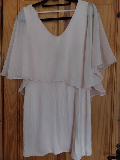 Villa cream summer capelet  top (free postage)