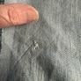 2.1 metres of 61 inch width 100% linen in chambray blue Image 4
