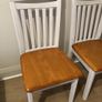 A pair of kitchen dining chairs Image 2