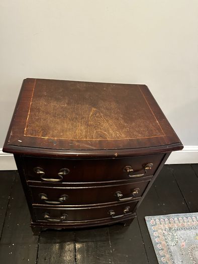 Antique, 3 drawer locker