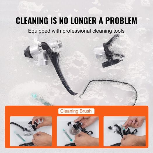 Stand Airless Paint Sprayer, 750W 3000PSI High Efficiency Electric Airless Sprayer With Cart, Fine And Even Painting Effect, Paint Sprayers for Home Interior and Exterior Furniture and Fences