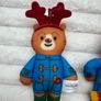 Set of 3 McDonald's Happy Meal The Adventures of Paddington 2023 Xmas Cracker Reindeer Christmas Suit Used Please see Pictures Image 3