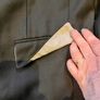 Navy men's suit with silk lining Image 3