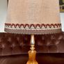 Very Tall Italian Bitossi Style Mid Century Large Ceramic Table Lamp with Shade 1960s Image 5