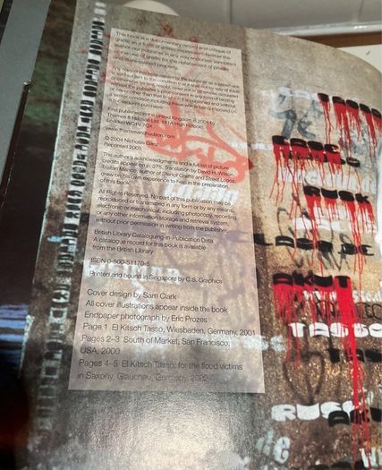 Graffiti World / Street Art / Thames & Hudson Large Format Hdbk 1st Edtn 2004