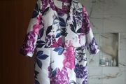 Gerard 2 piece wedding guest suit occasion dress + bolero jacket 16 L floral