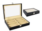 Sunglass Organizer PU leather 8 Slots