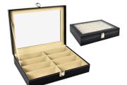 Sunglass Organizer PU leather 8 Slots