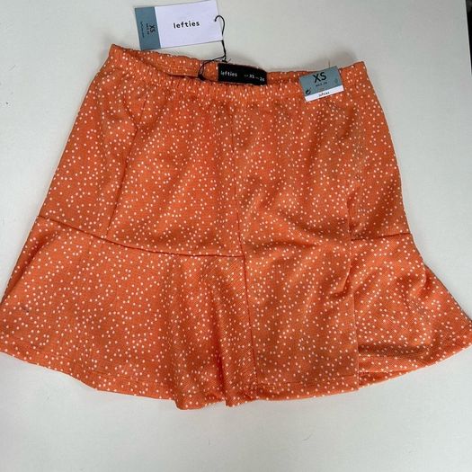 Orange Mini skirt